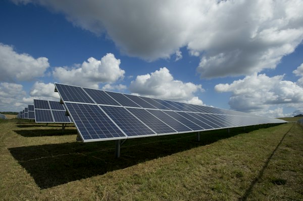 Solar energy close-up